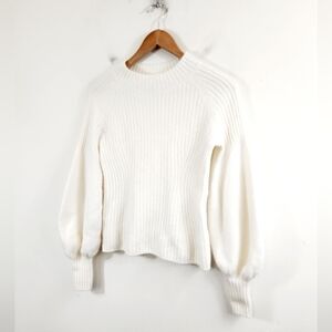 7 for All Mankind Cashmere blend balloon sleeve sweater